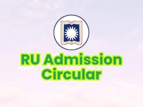 RU Admission Circular