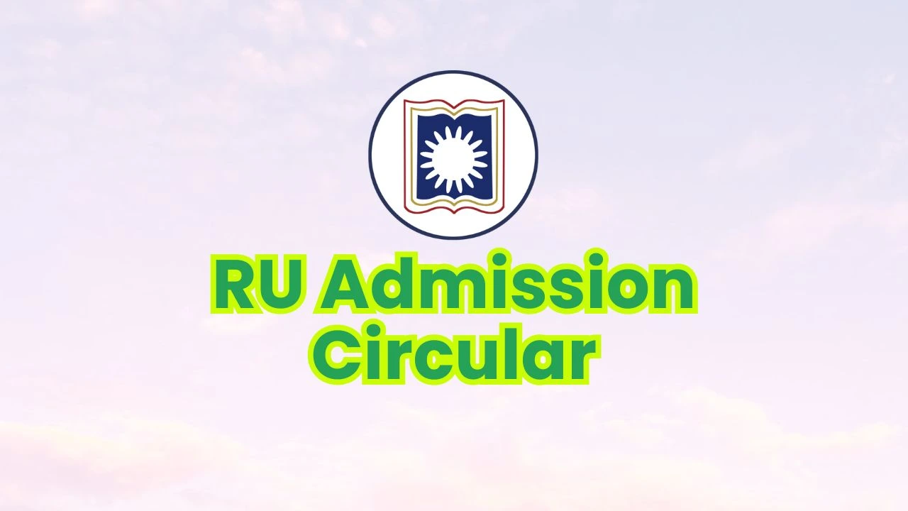 RU Admission Circular